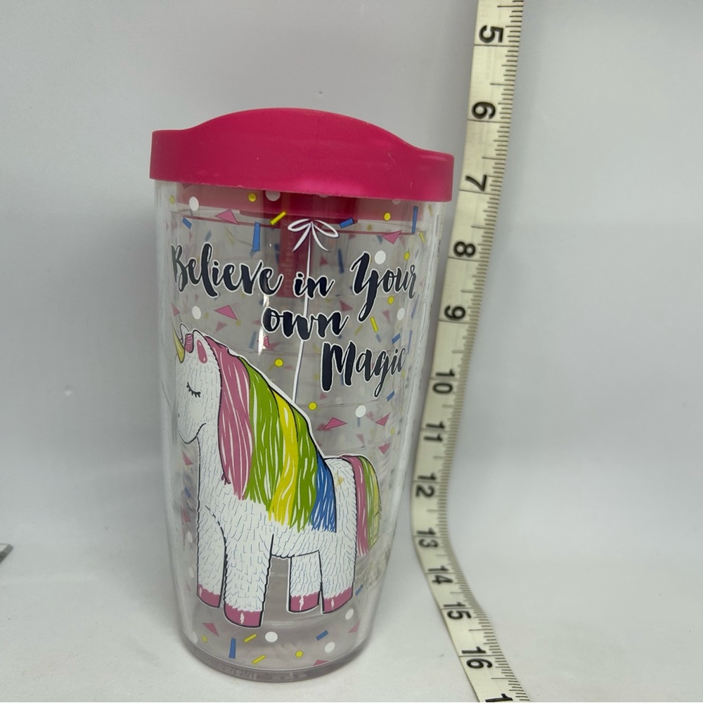Tervis Simply Southern Clear Unicorn Tumbler "Believe‎ in your own magic" 16oz